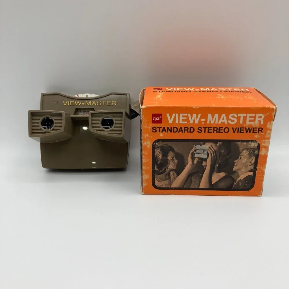GAF Vintage View Master Stereo Viewer No. 2014 In Original Box with Bonus Reel